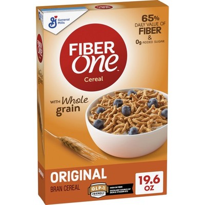Fiber One Cereal, Original Bran, High Cereal 19.6 Ounce (Pack of 1)