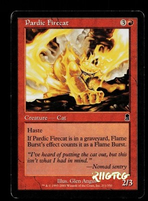 Pardic Firecat 211 Odyssey LP Magic: The Gathering