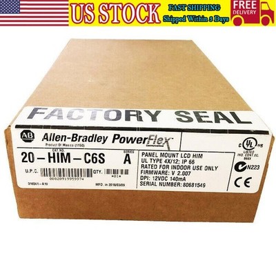 New Sealed AB 20-HIM-C6S PFlex 20 IP66-UL NemaType 4X-12 20HIMC6S US Free Tax