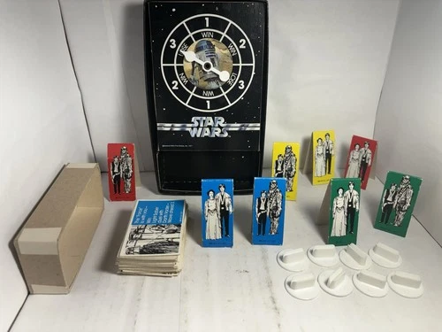 Star Wars Escape From Death Star Board Game Vintage Kenner Pieces