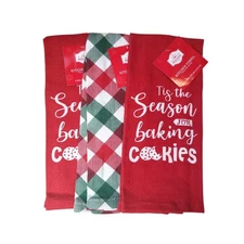 Holiday Time Kitchen Towel Set (3)