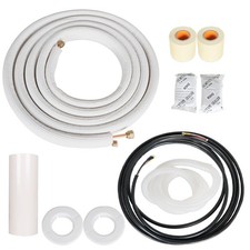 1/4 Inch - 3/8 Inch Dia Install Install Kit Mini Split Heat Pump Systems 16 Feet