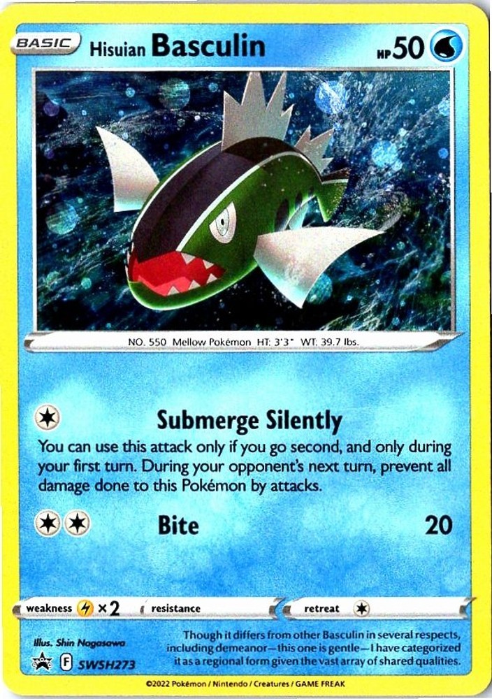 Hisuian Basculin SWSH273 SWSH: Sword & Shield Promo Cards HolofoilLP