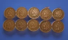 10 INDIAN SET 1900 - 1909 Indian Head Cent Penny (10 COINS) G / VG  NICE DETAILS