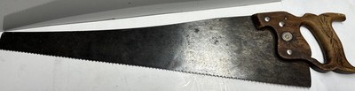 Vintage Warranted Superior Hand Saw 26 