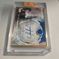 2022 Bowman Transcendent Collection Autographs  Ezequiel Tovar #TCAV-ET Blue /10