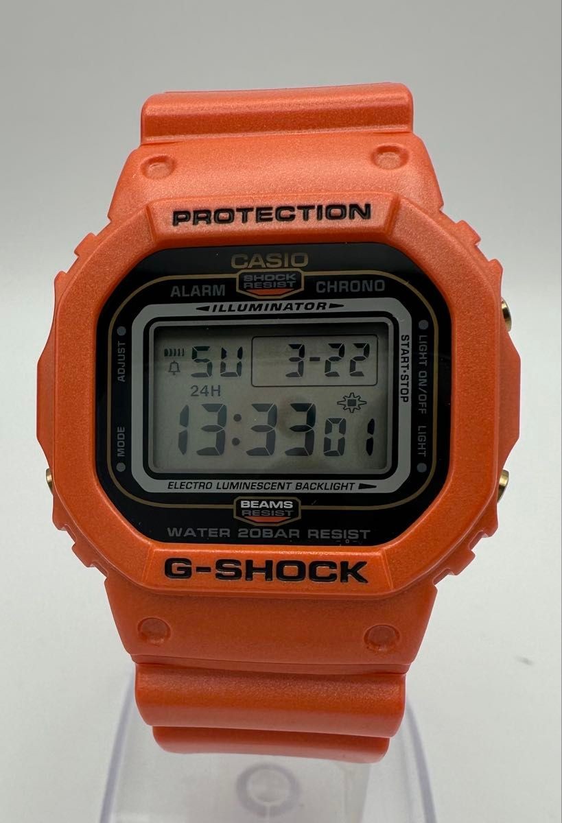 CASIO BEAMS Collaboration DW-5600BE Orange Men's Watch G-SHOCK Digital image 3