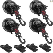 Heavy Duty Suction Cup Anchor 4pcs Strong Suction Cups with Hooks and 4pcs T