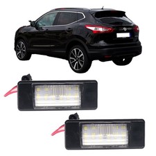 LED Kennzeichenbeleuchtung Licht E-Zulassung für Nissan Qashqai J10 J11