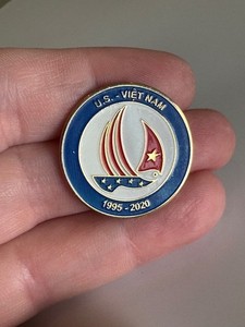 US Vietnam 25th Anniversary of Bilateral Relations Lapel Pin