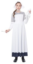 California Costumes Girls War Nurse Child Costume White/Gray Extra Large 00356Xl