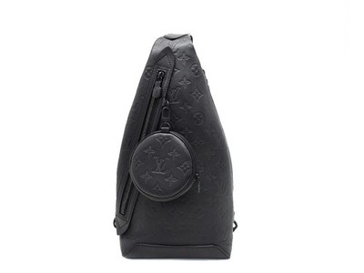 Louis Vuitton M21890 Monogram Shadow Black Duo Sling Bag Body Bag