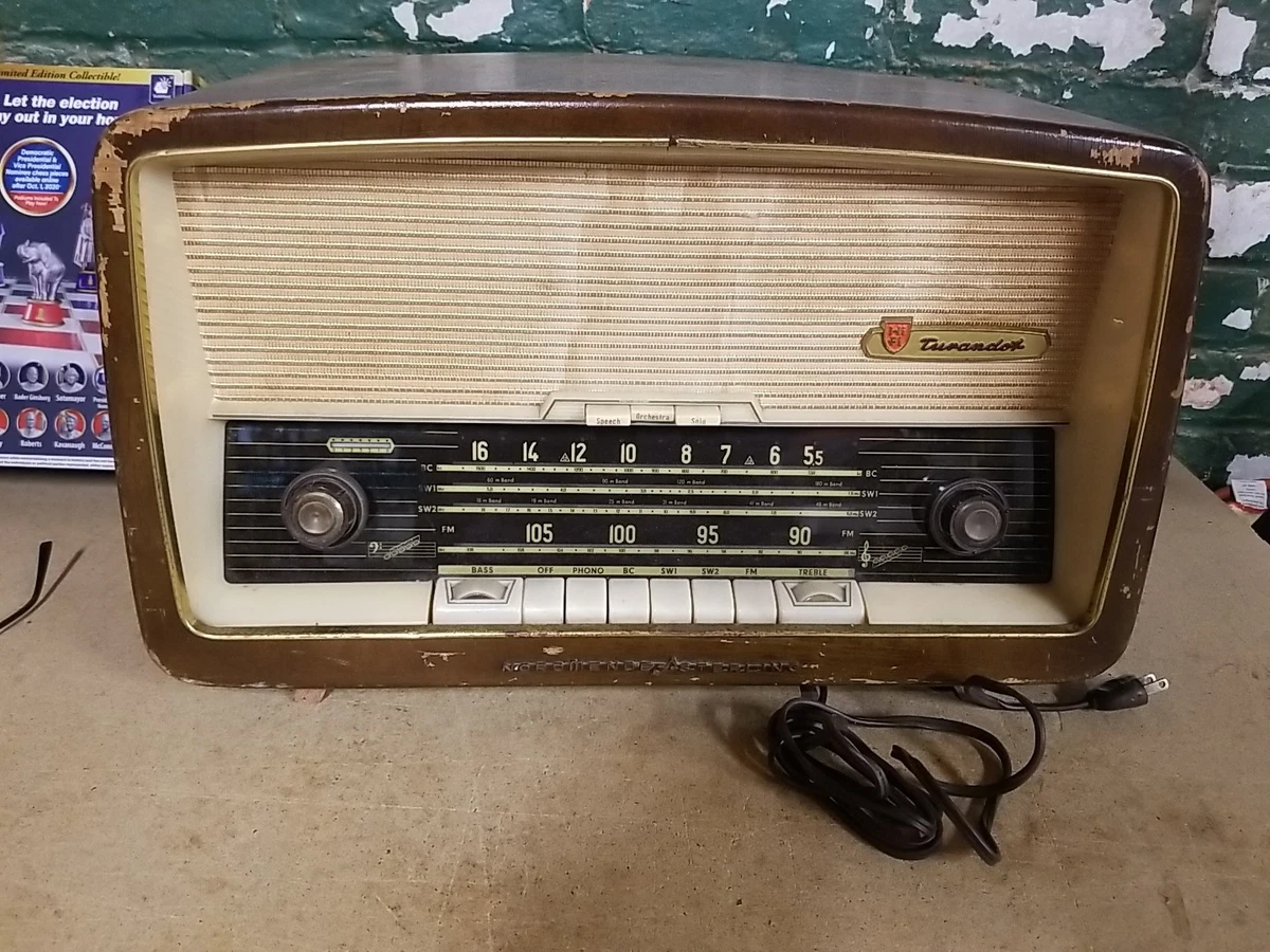 Vintage Nordmende Radio Indiana Collectible Tube Radios 1950-1959