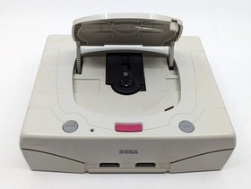 Sega Saturn White HST-3220 NTSC-J Tested w Controller + Touge King the Spirits