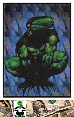 1993 Comic Images Melting Pot #NNO The Scent of Battle PROMO CRACKED ICE