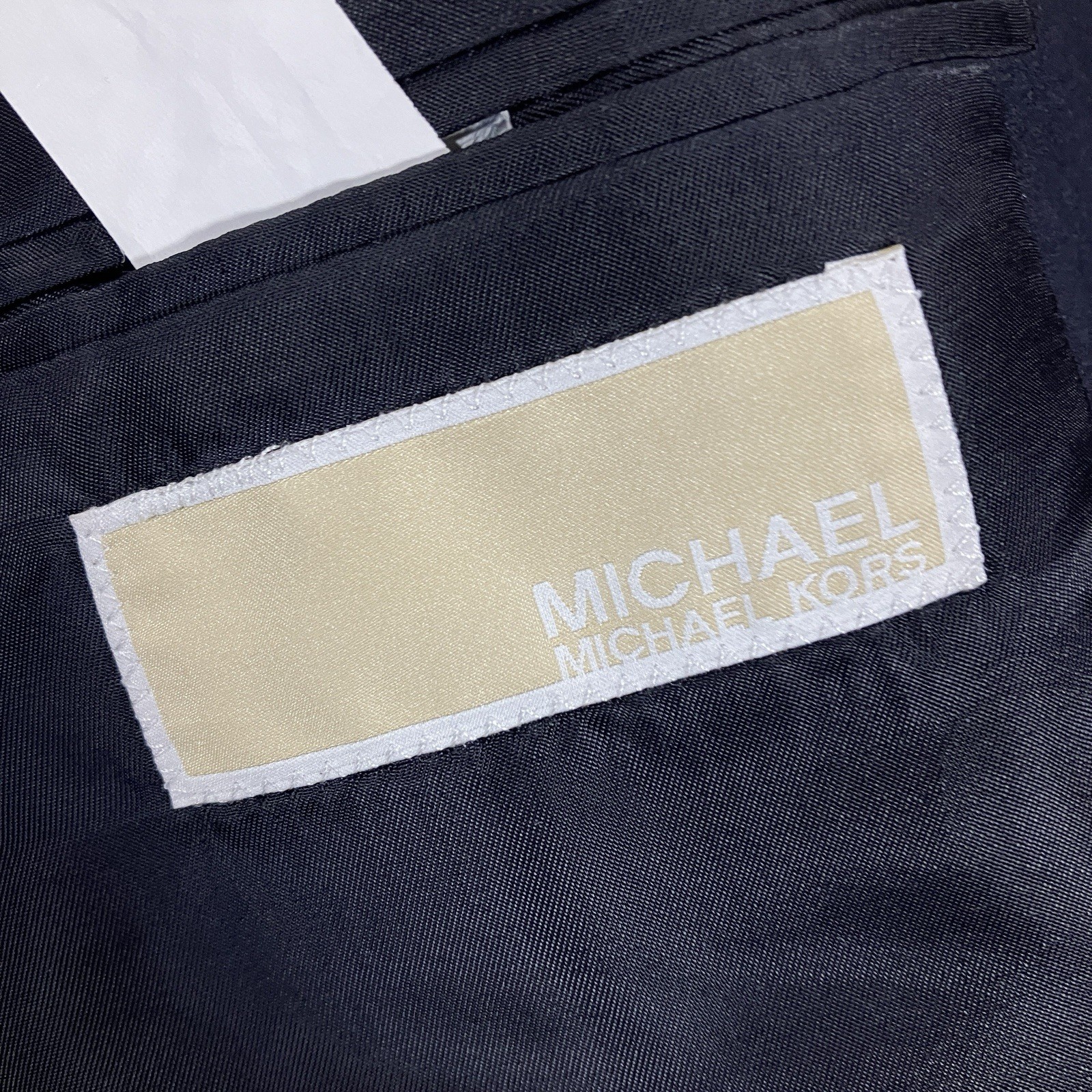 Michael Kors Blazer Jacket Mens 44R Blue Slim Fit Wool Blend MK Suit Sport Coat thumbnail 5