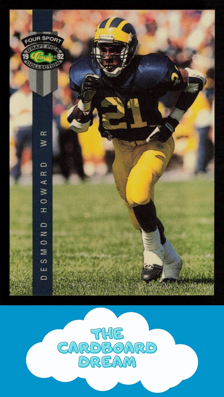 Desmond Howard 1992 Classic Four Sport #76 Michigan Wolverines