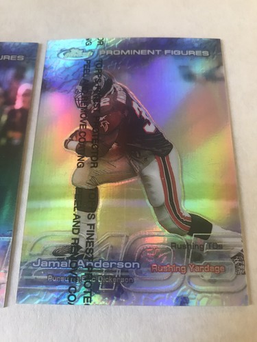 LOT 2 -1999 FINEST PROMINENT FIGURES REFRACTORS STEVE YOUNG /5084 ANDERSON/2105 - Picture 3 of 5