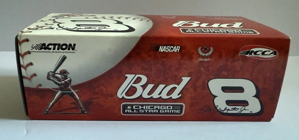 Dale Earnhardt Jr. #8 Bud Chicago All Star MLB 1:32 Scale Stock Car 2003 RCCA - Image 2 of 4