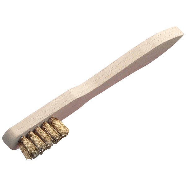 Lessmann Spark Plug Brush 2 Row Brass Wire