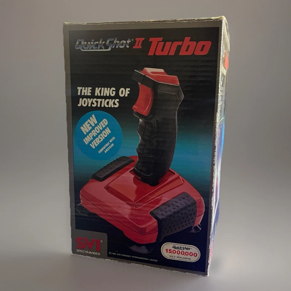 Nintendo NES QuickShot II 2 Turbo Classic Joysticks Controller in Box *FREE Post - Image 3 of 4