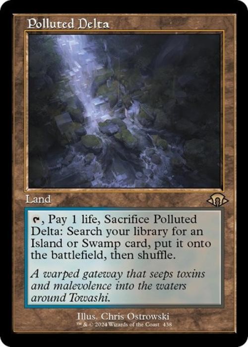 Polluted Delta (Retro Frame) -Foil Near Mint MTG Modern Horizons 3