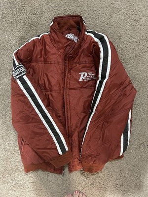 Vintage Point Zero Jacket Mens L Red Nordic Adventure Utility Snowboard Moto Y2K