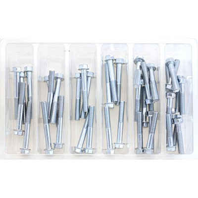 Bolt MC Hardware M6 8mm Hex Flange Bolt Assortment 1 SV-M6HEXF-2