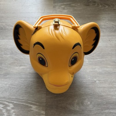 Vintage Disney Lion King Simba Head Lunch Box (No Thermo)