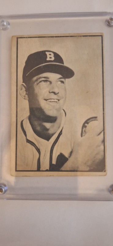 1953 Bowman - Black and White Dave Cole #38