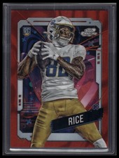 2024 Topps Chrome Cosmic #154 Brenden Rice Red Flare Refractors #/5