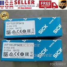 1PCS NEW Unopened Sick WT100-2P3419 Photoelectric Sensor WT1002P3419 Fast Ship