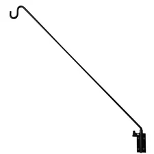 Heavy Duty Extended Reach Wall Mounted Deck Hook Wall Pole, Wall Bracket Dire...