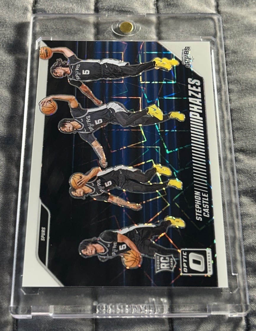 Stephon Castle 2024 Donruss Optic Phazes Case Hit Rookie Spurs