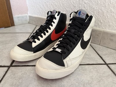 NBA x Nike Blazer Mid 77 EMB 75 Größe 46 Jubiläum Herren Sneaker Schuhe Weiß