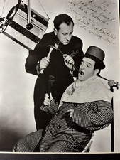 Lou Costello memorabilia who's on first jacket  original with autograph photo