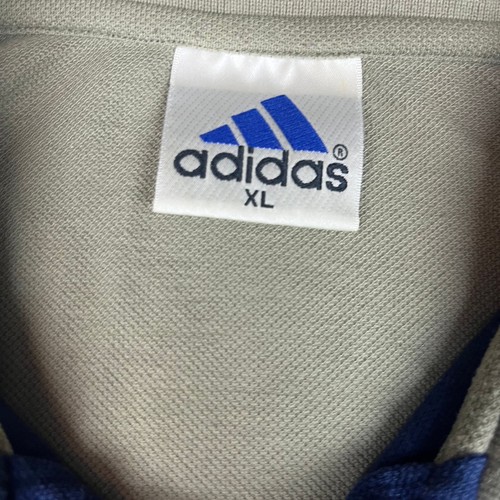 ADIDAS CLIMACOOL PALM AIRE HERREN GOLF POLOSHIRT GRAU BLAU PIN XL GEBRAUCHT POLYESTER - Bild 3 von 10