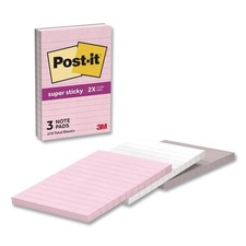 Post-it Notes Super Sticky 7100383567 4" x 6" Pads - Assorted Colors New
