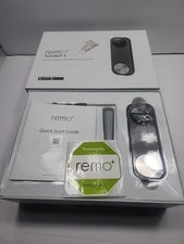 Remo+ RemoBell S WiFi Video Doorbell Camera with HD Video Motion Sensor 2-Way...