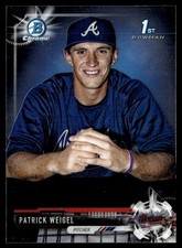 2017 Bowman Chrome Prospects Patrick Weigel Atlanta Braves #BCP74