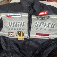 POLO Mens Motorcycle Jacket Black L