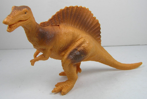 Unbranded Orange Spinosaurus 5.5" Long Dinosaur Toy Figure China