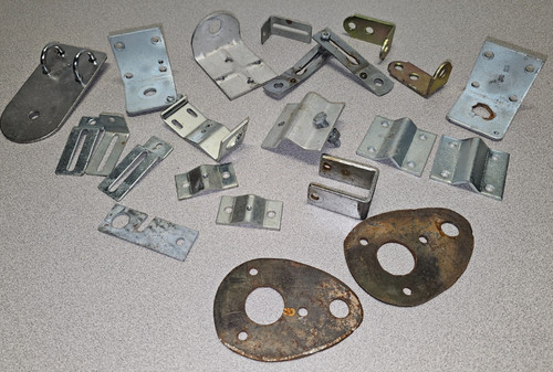 Lot of CB Related / Antenna Mounts Brackets Plates CB Parts Lot#123