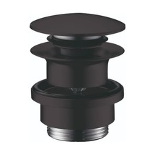 Hansgrohe 50100671 Push-Open Sink Drain in Matte Black