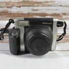 Fujifilm Instax Wide 300 Instant Film Camera Black Silver Used