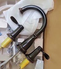 KOHLER 27380-4-2BZ Bellera Widespread Bathroom Faucet with Pop-Up Drain Assembly