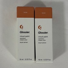 Glossier Cloud Paint Seamless Cheek Color Blush Dusk 0.33 fl oz NEW SET OF 2