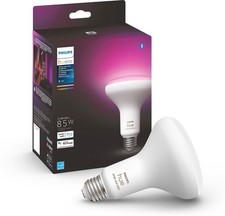 Philips Hue White and Color Ambiance BR30 Bluetooth 85W Smart LED Bulb