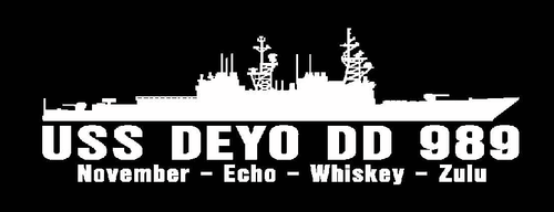 USS DEYO DD 989 Silhouette Decal U S Navy USN Military - Picture 4 of 5