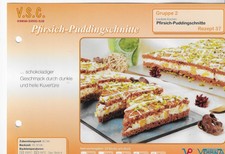 Karta receptur Vemmina - brzoskwiniowe kawałki puddingowe - grupa 2 przepis 37